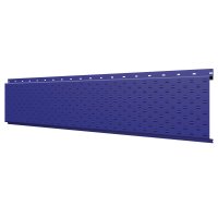 Линеарная потолочно-стеновая панель с ПЕРФОРАЦИЕЙ для вентиляции RAL5002 Синий Ультрамарин