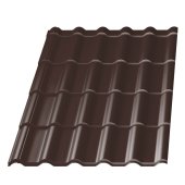 Металлочерепица Банга RAL8017 Шоколад 0,45мм