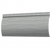 Сайдинг металлический (металлосайдинг) царьсайдинг Бревно Рубленое 4Д RAL9006 Серебро для фасада