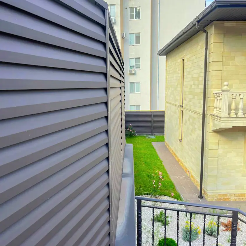 Фотография 2 забор Реснички 8019 МАТТЕ Темный Шоколад матовый