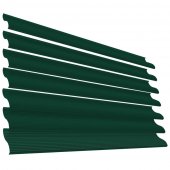 Ламель Еврожалюзи RAL6005 Зеленый Мох зеленая полиэфирная эмаль для заборов-жалюзи, беседок, пергол