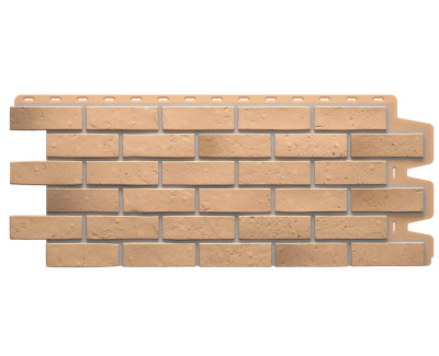 Фасадная панель Деке кирпич натуральный BERG Золотистый 0.44м2 панель